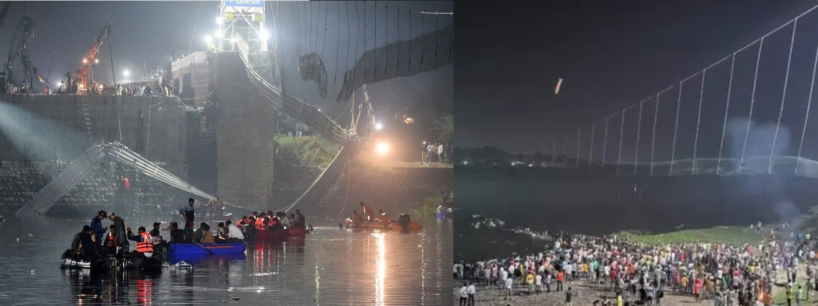 මැචු ගඟේ ඛේදවාචකය : මියගිය ගණන 141ක් දක්වා ඉහළට